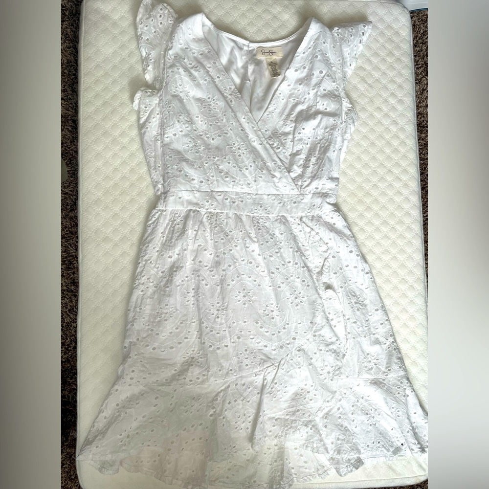 White Jessica Simpson Dress size Large